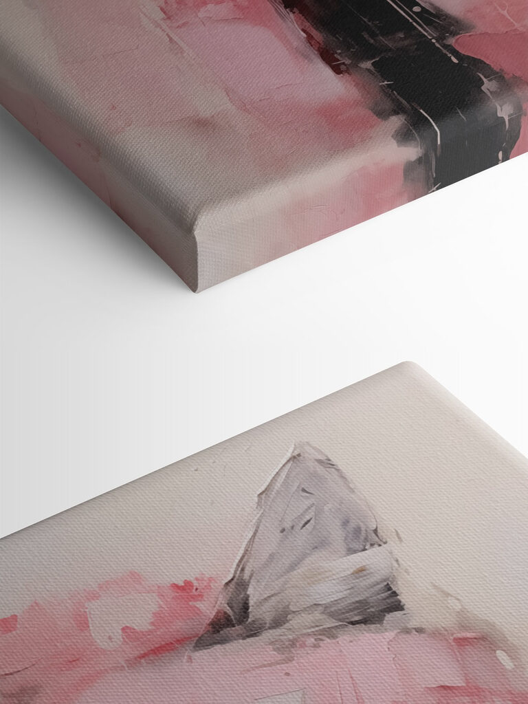 Painting of a cat wearing a scarf