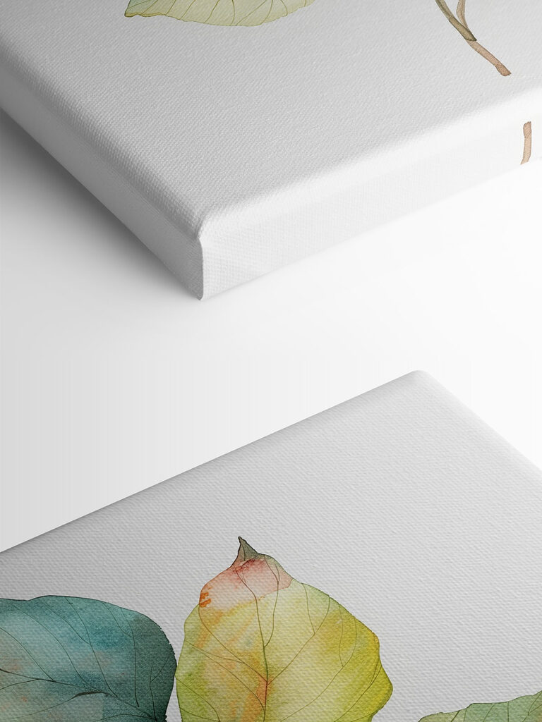 Watercolor of a leaf