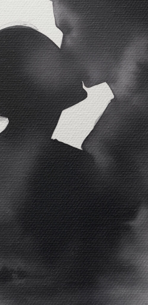 Man and woman kissing in the clouds