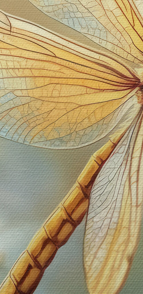 Dragonfly on a flower