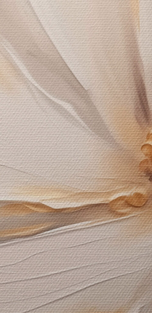 Painting of a white flower Painting of a white flower