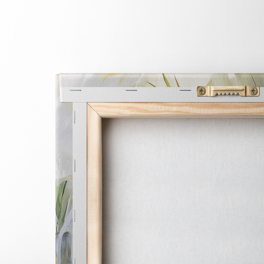 Painting of palm leaves