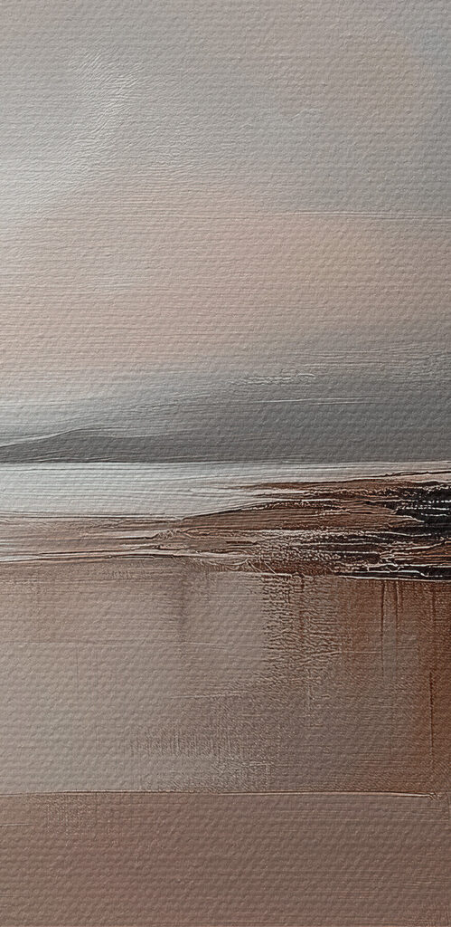 Water with a cloudy sky