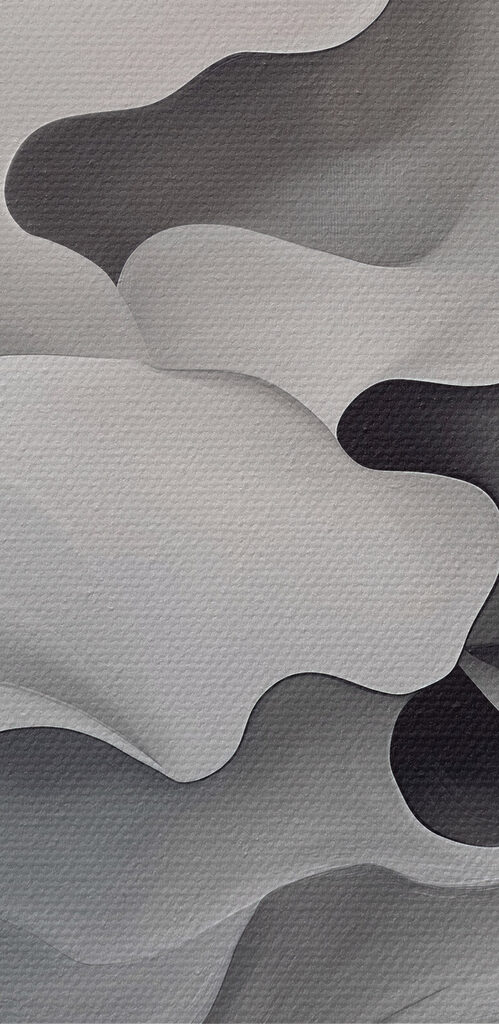 White and grey abstract art White and grey abstract art