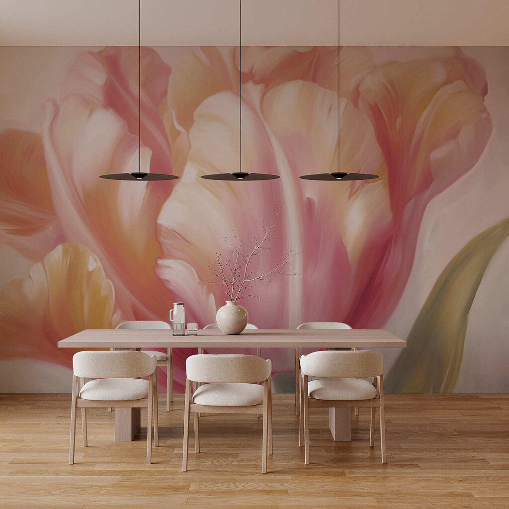 Soft petals in gentle colors