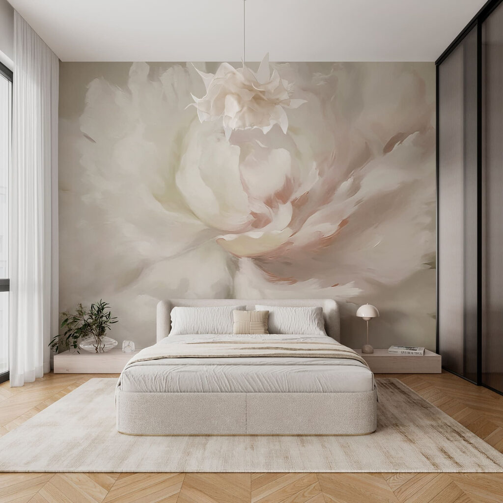 Delicate petals in soft hues