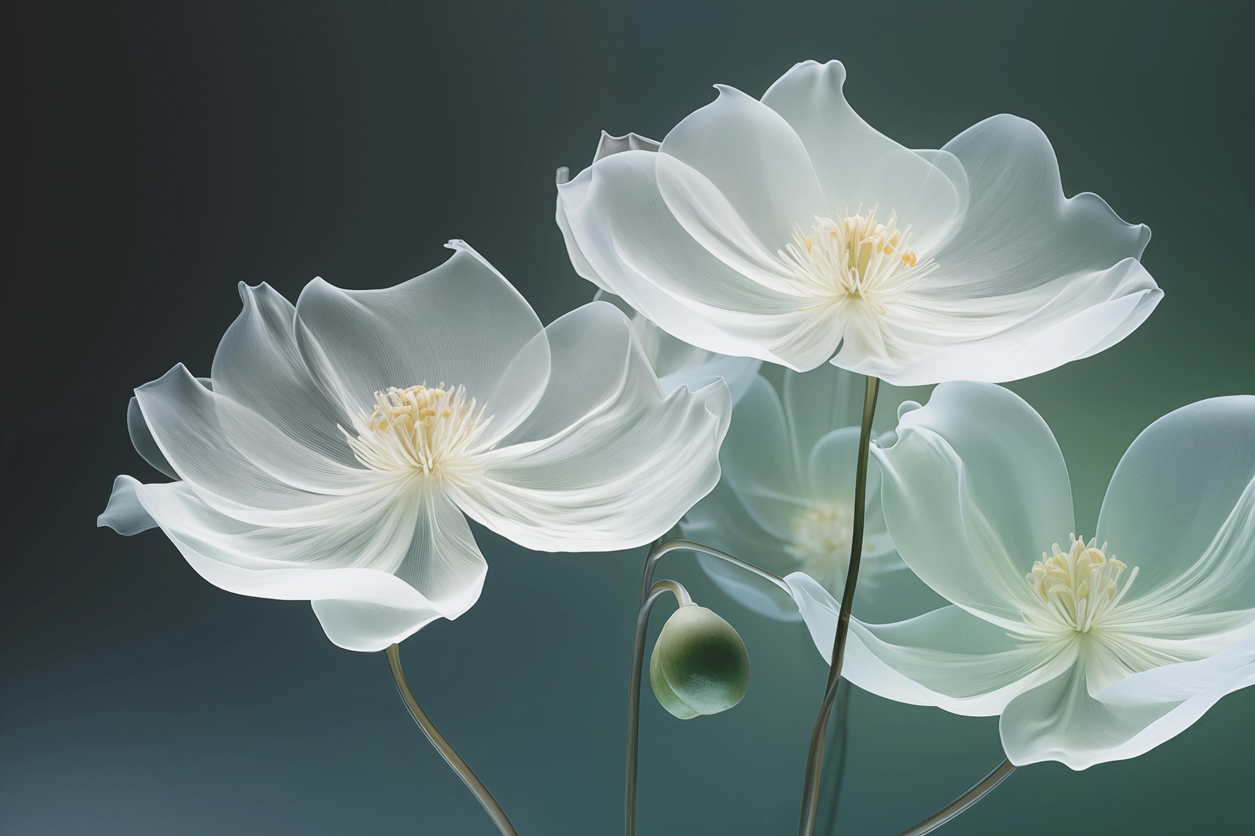 Delicate blooms in soft hues Delicate blooms in soft hues