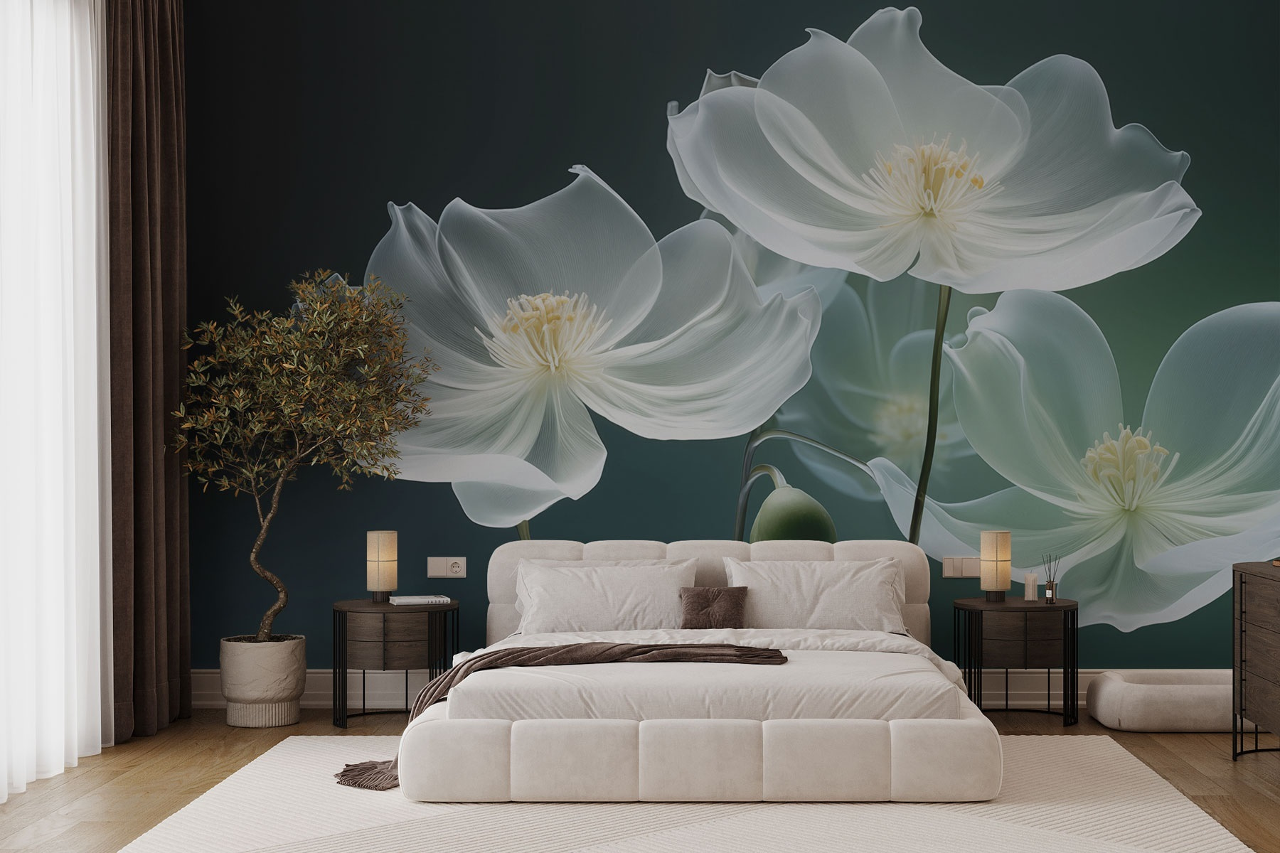 Delicate blooms in soft hues Delicate blooms in soft hues