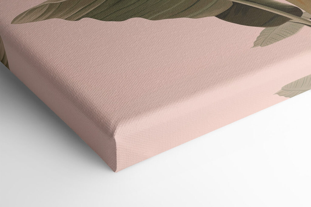 Painting of a flower and leaves