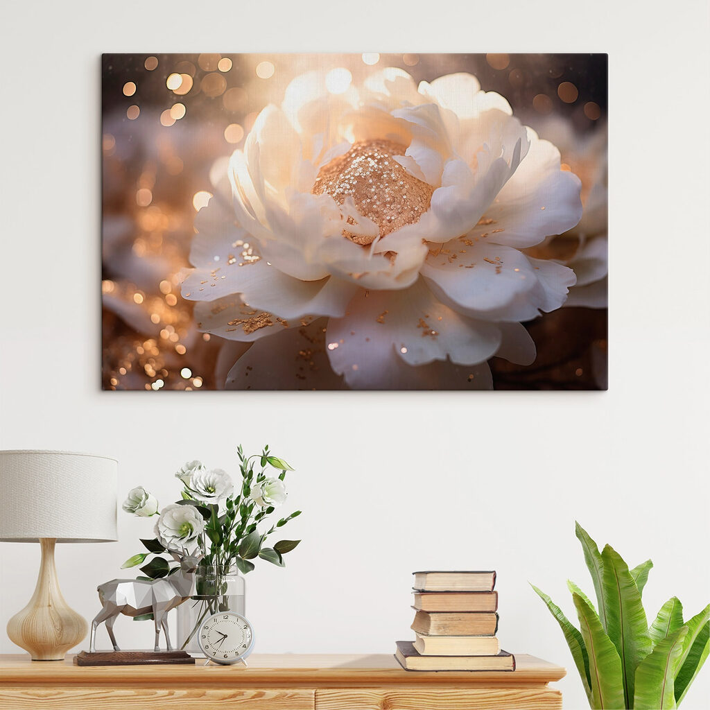 Elegant flower in soft lighting Elegant flower in soft lighting