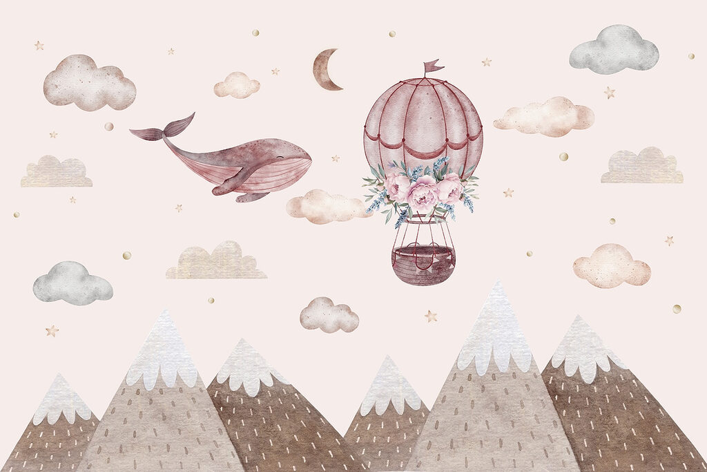 Velryba a horkovzdušný balón Velryba a horkovzdušný balón