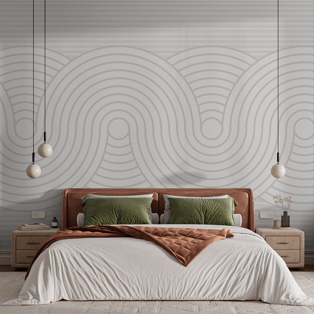 White and gray pattern