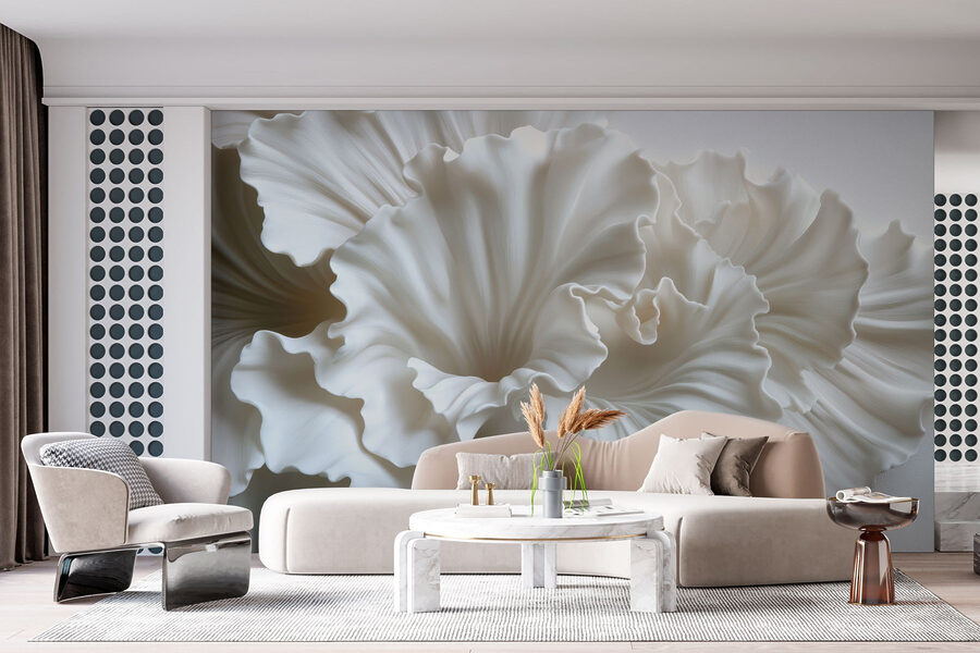 Jemné záhyby texturované elegance