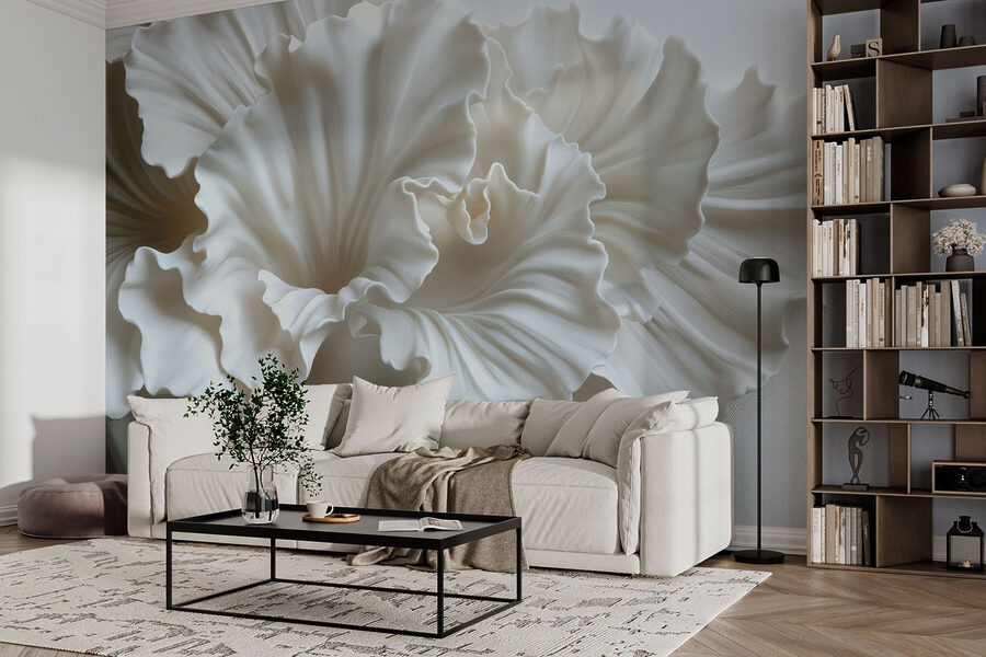 Jemné záhyby texturované elegance