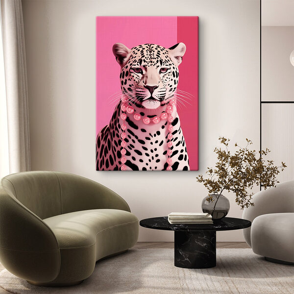 Leopard s náhrdelníkem Leopard s náhrdelníkem