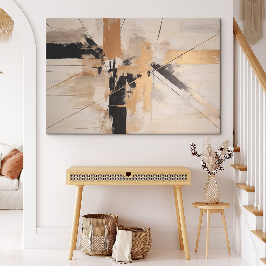 Abstract lines in elegant harmony