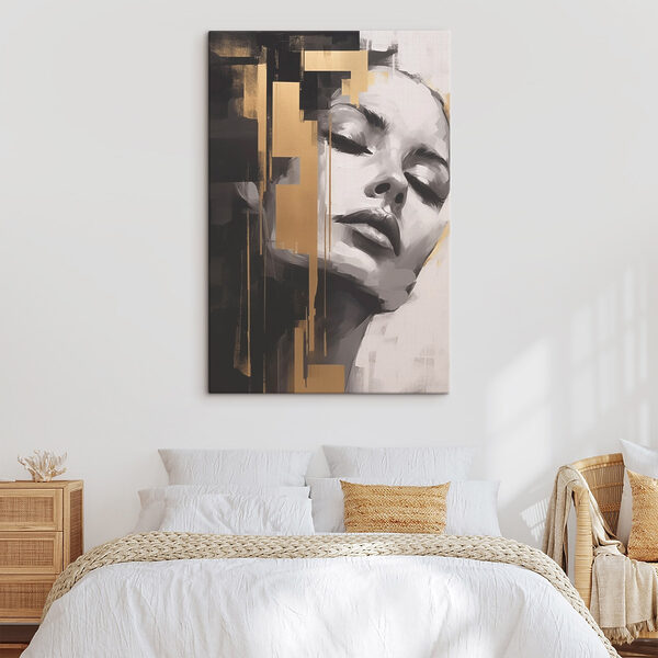 Obraz Obraz Malba ženského obličeje (Katalogové číslo: s43989)