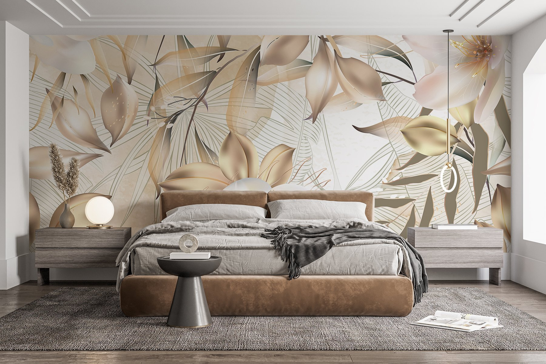 Nature's delicate floral arrangement unfolds