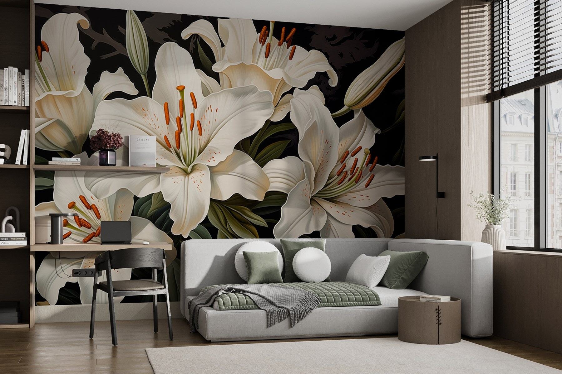 Delicate blooms in serene colors Delicate blooms in serene colors