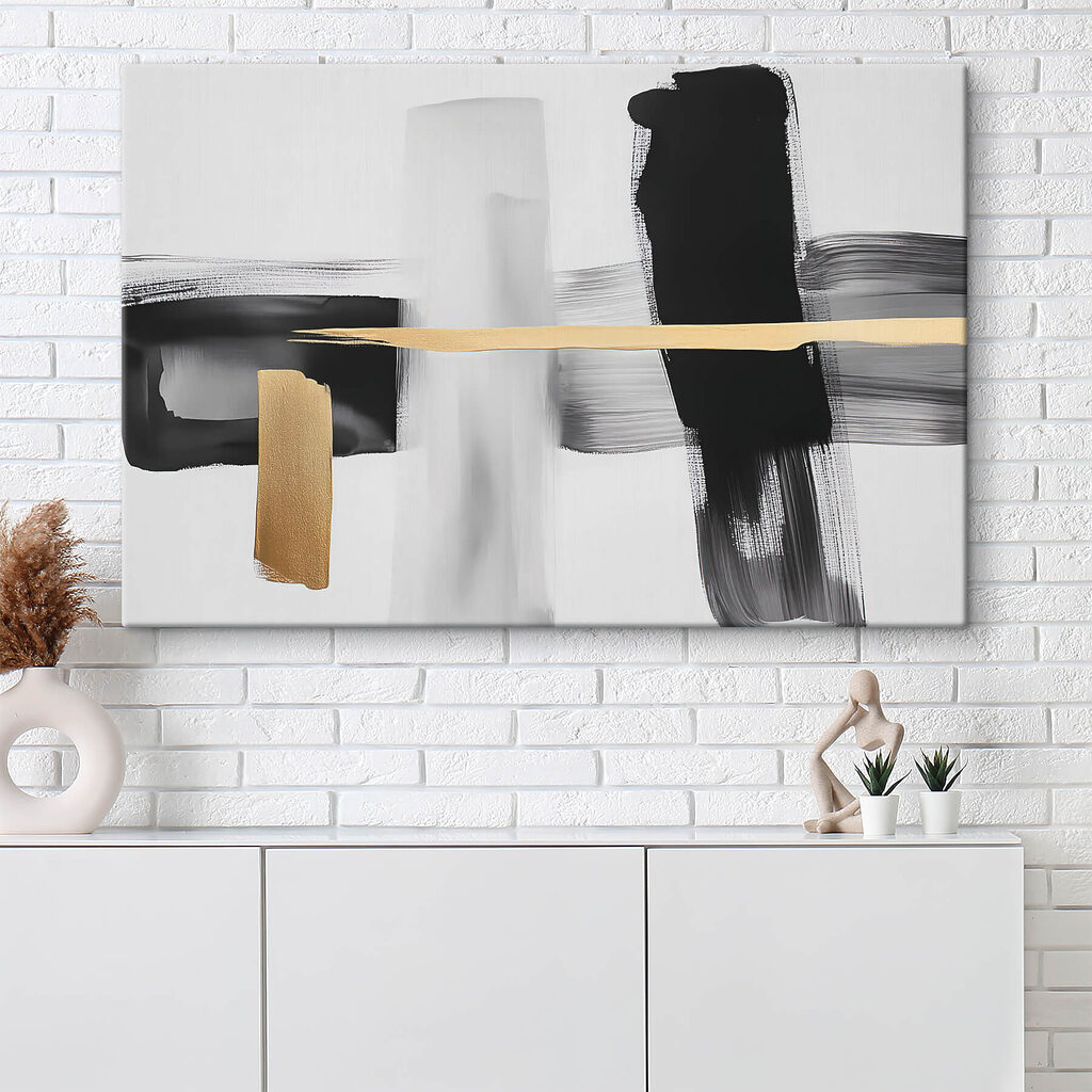 Black and white painting