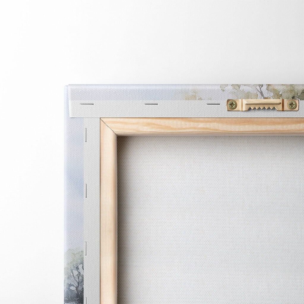 Painting of sheep on a porch