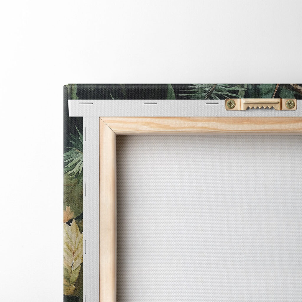 Cup of raspberries on leaves