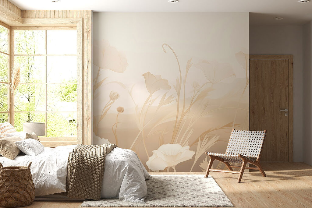 Delicate blooms in soft hues