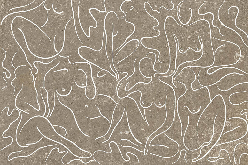 Group of women's figures Group of women's figures