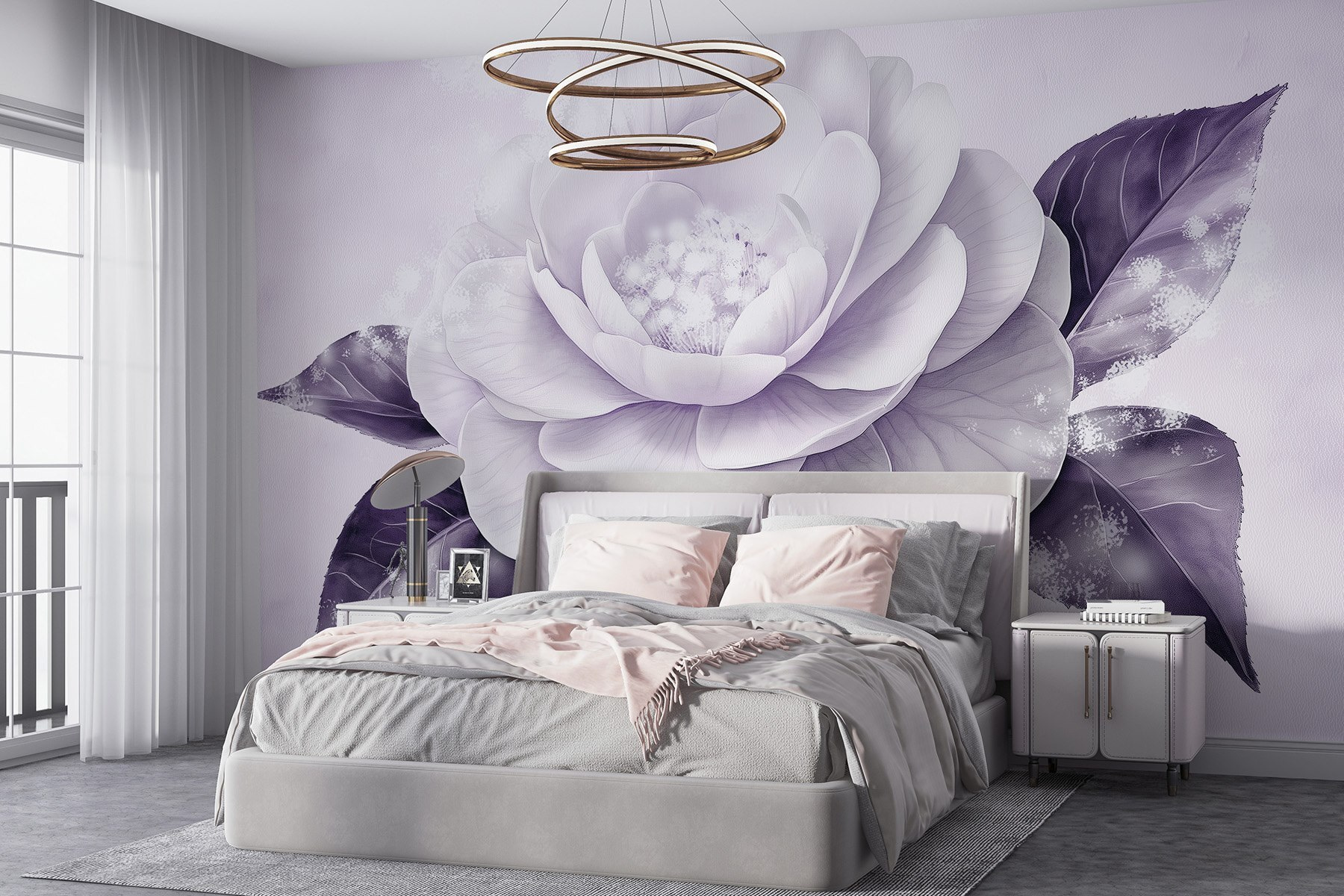 Delicate bloom in soft lavender hues
