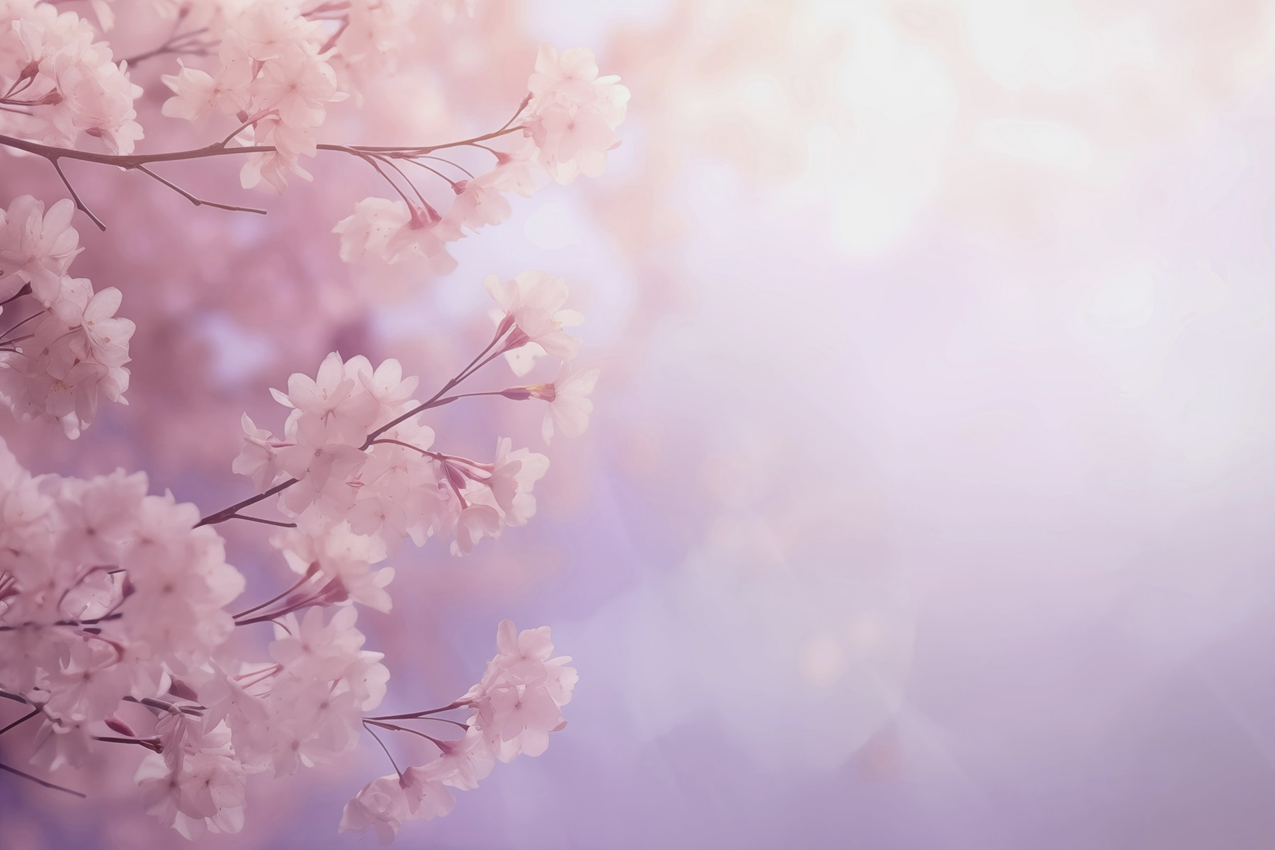 Soft blossoms in a pastel moment