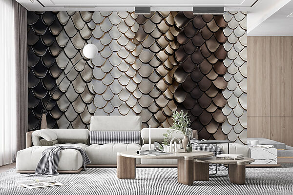 Textured patterns in neutral hues Textured patterns in neutral hues