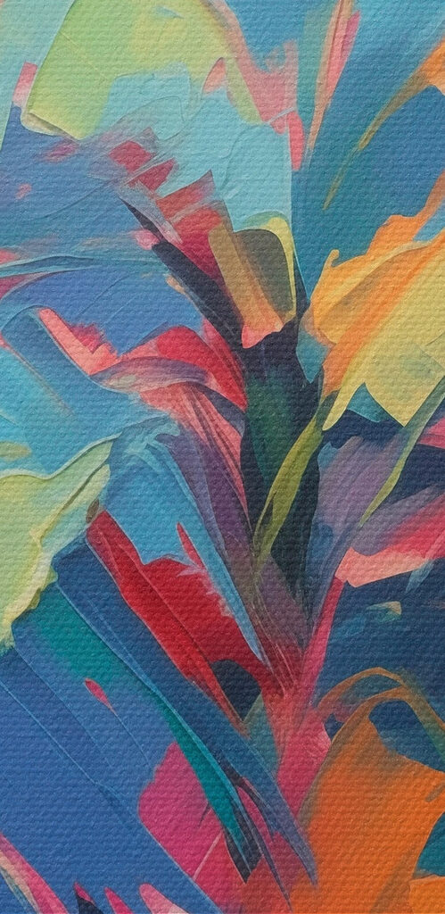 Painting of a palm tree