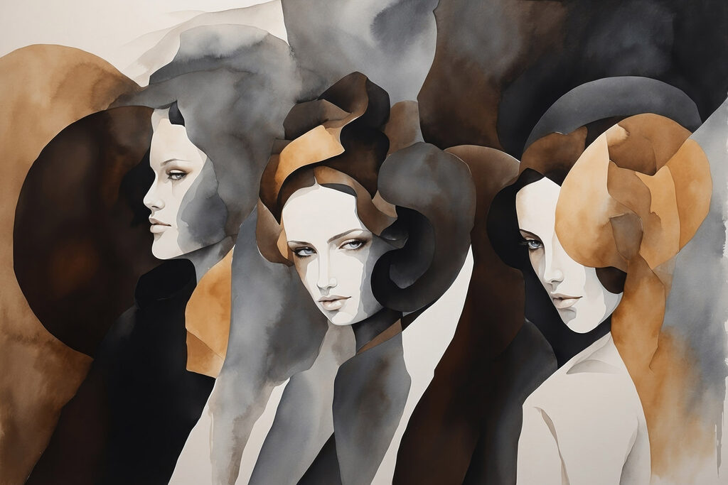 Group of women with different colors