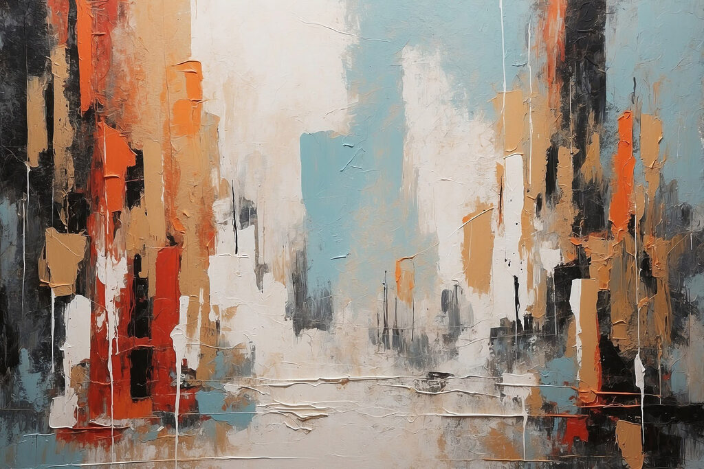 Painting of different colors