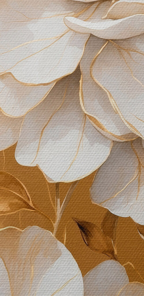 Elegant blooms on a textured backdrop