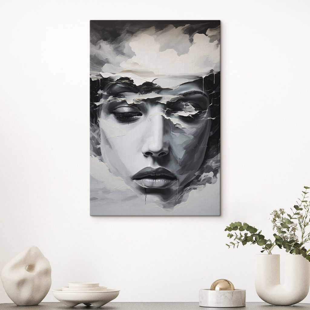 Ethereal beauty in monochromatic tones