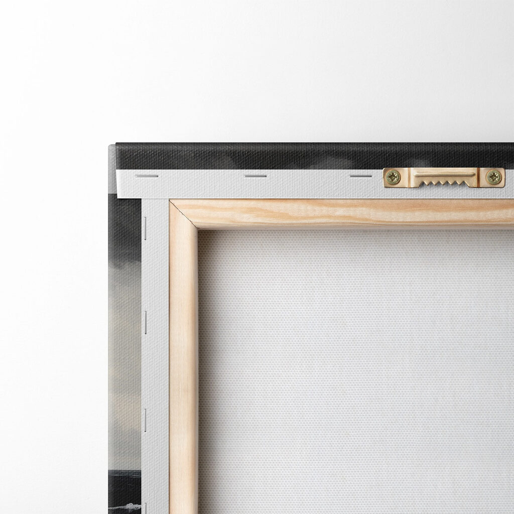 Painting of a ship in the ocean