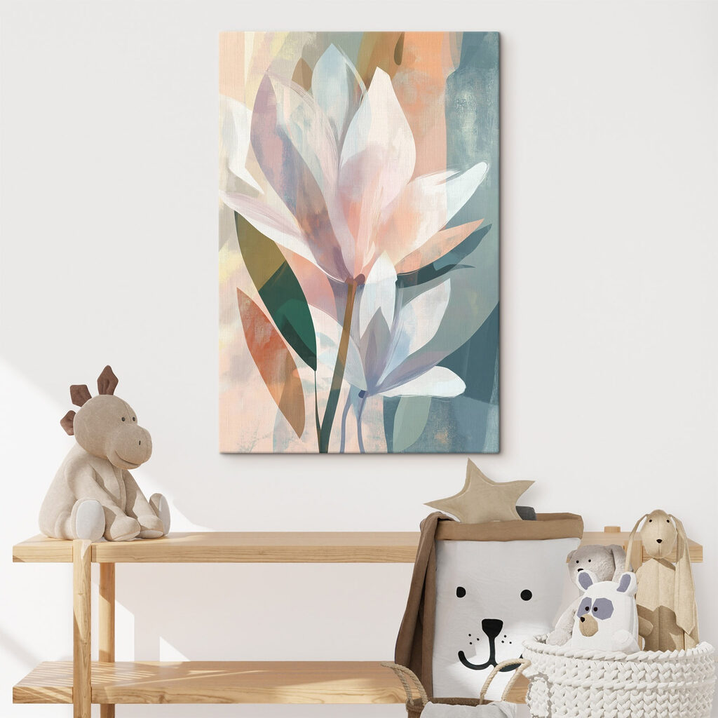 Soft petals against a tranquil backdrop