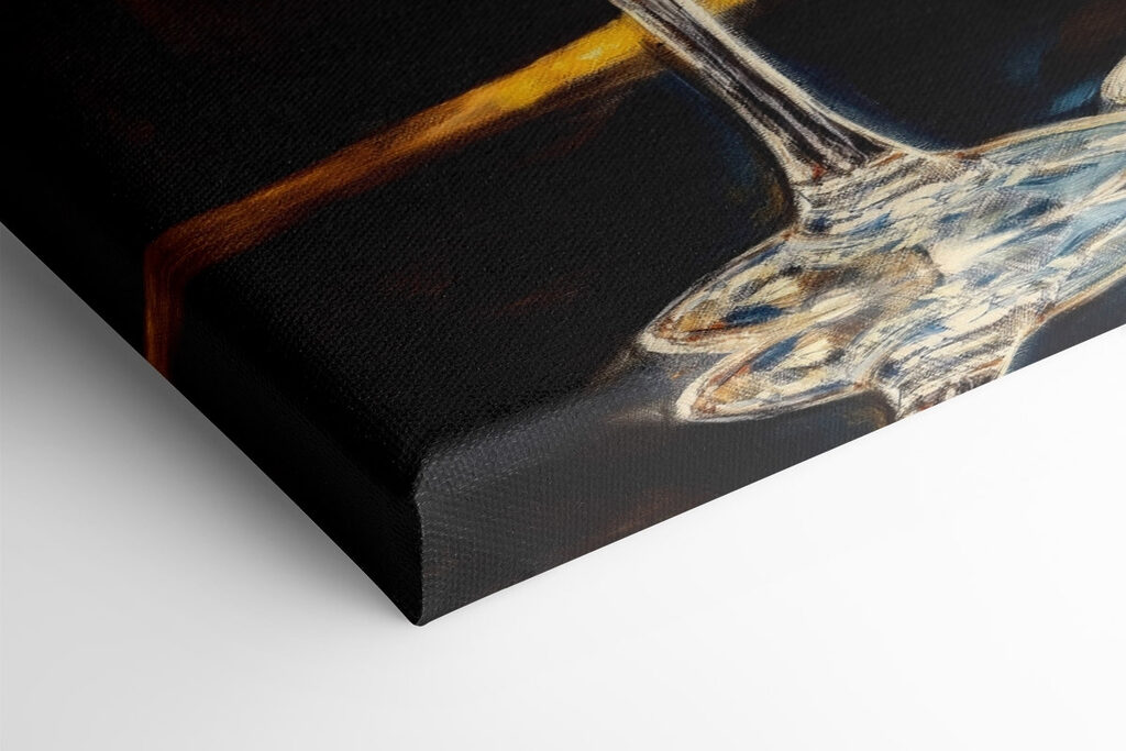 Two glasses of drinks on a table