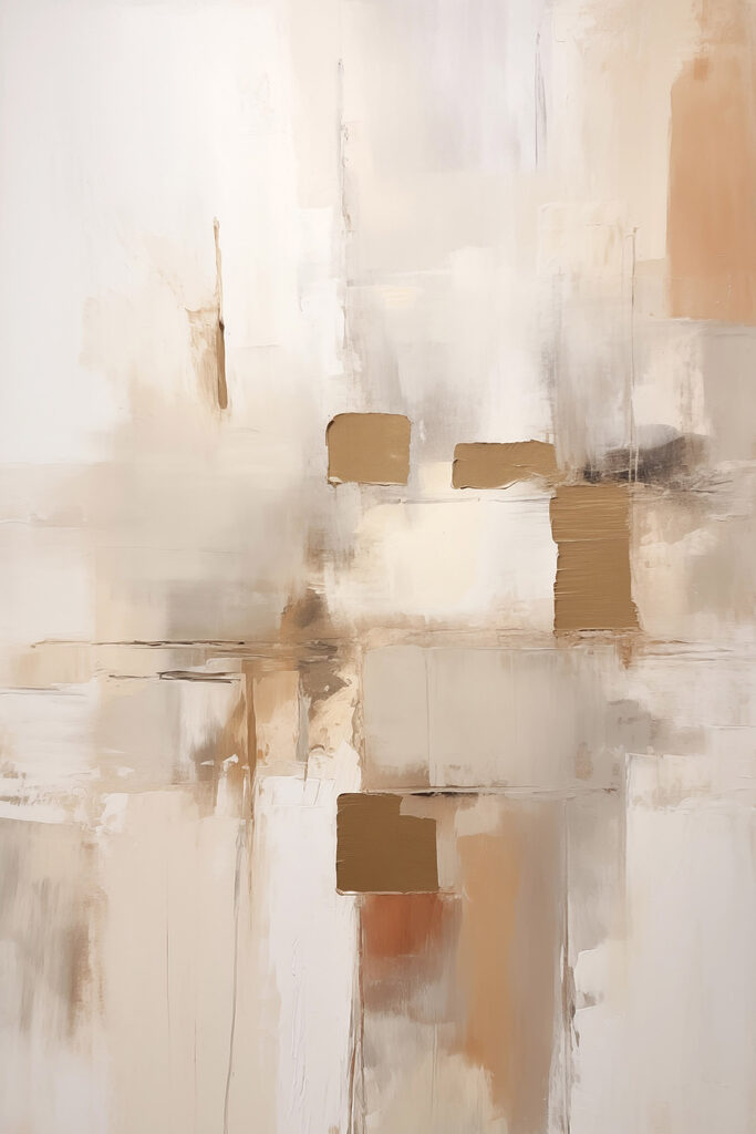 Painting of squares and rectangles