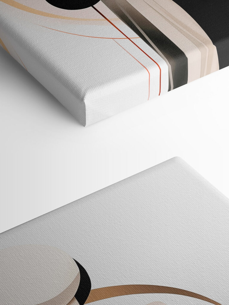 Woman in a black dress