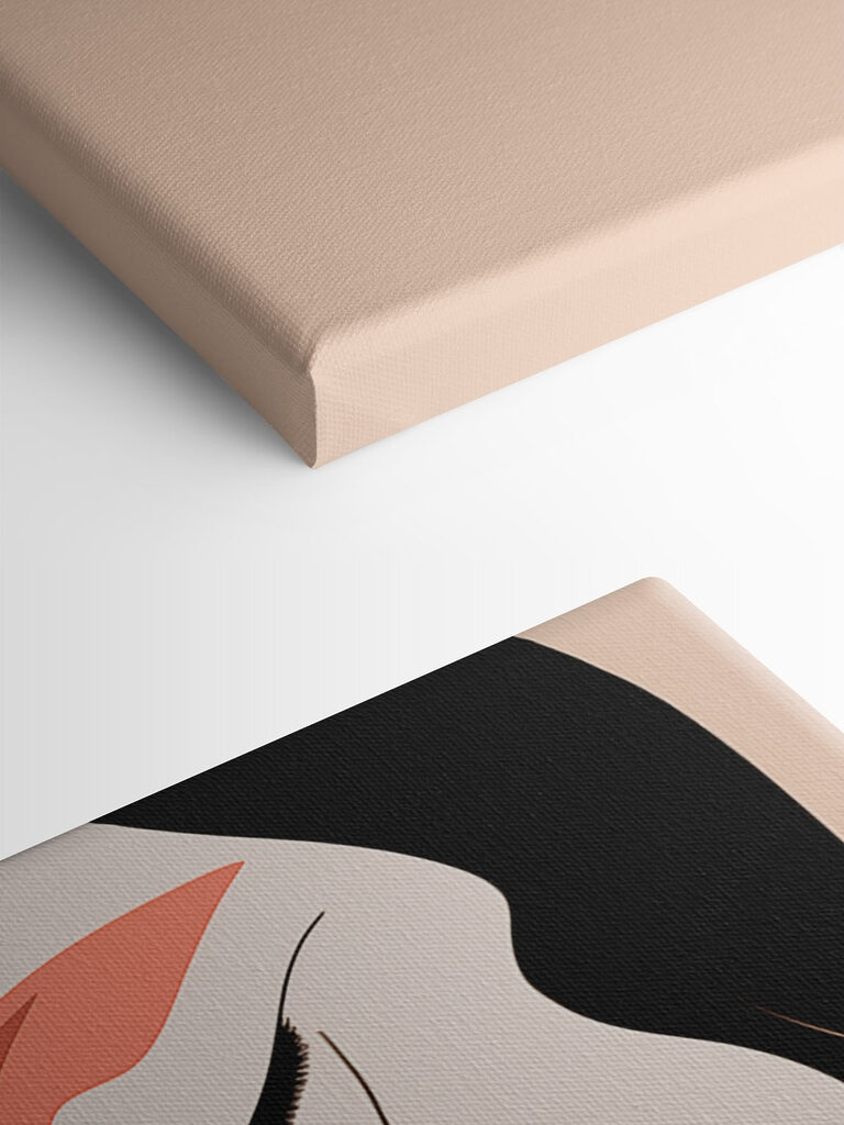 Woman with red lips and black spots on her face Woman with red lips and black spots on her face