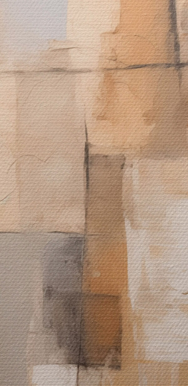 Malba bílé a hnědé stěny Malba bílé a hnědé stěny