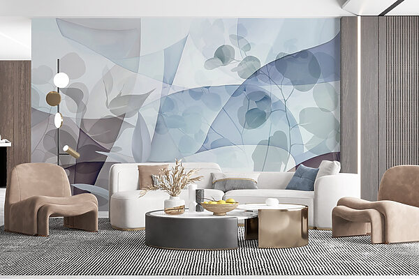 Gentle curves and soft foliage patterns