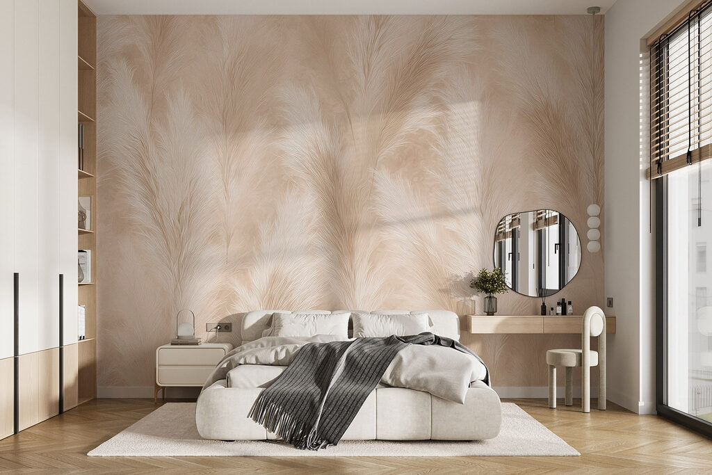 Soft textures in warm tones