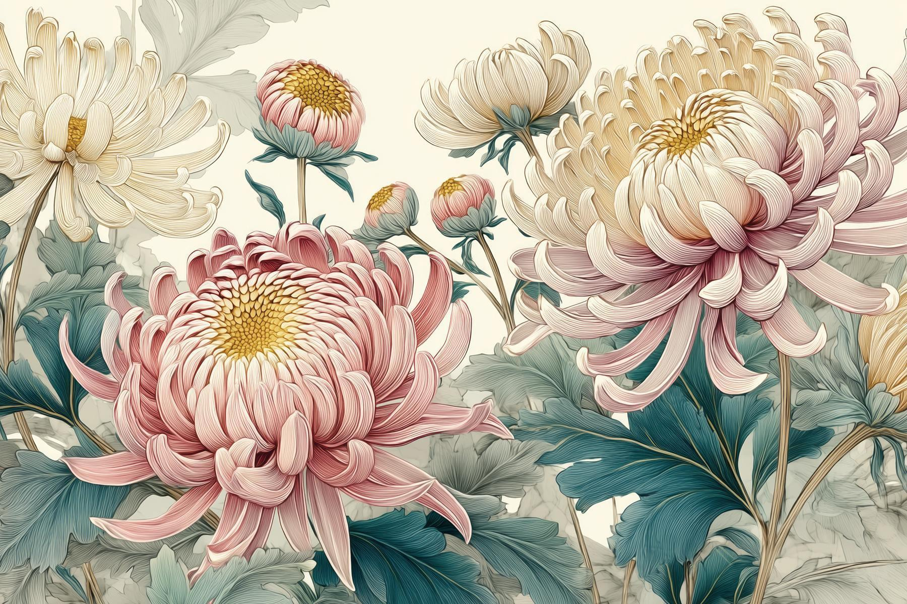 Elegant blooms in soft pastels Elegant blooms in soft pastels