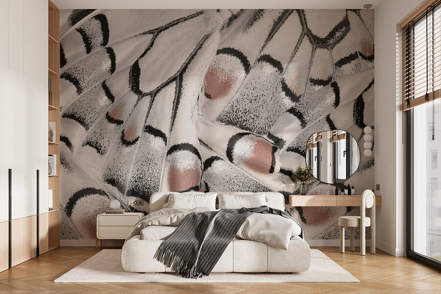 Wall murals Intricate patterns in delicate fabric. Wall murals Intricate patterns in delicate fabric.