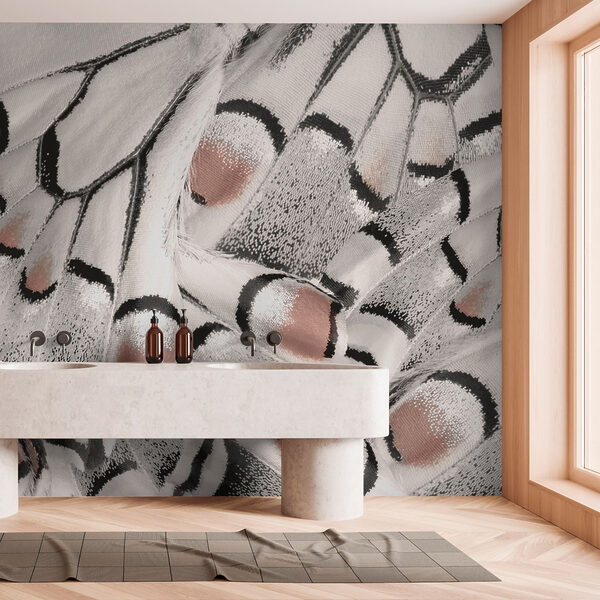 Wall murals Intricate patterns in delicate fabric. Wall murals Intricate patterns in delicate fabric.