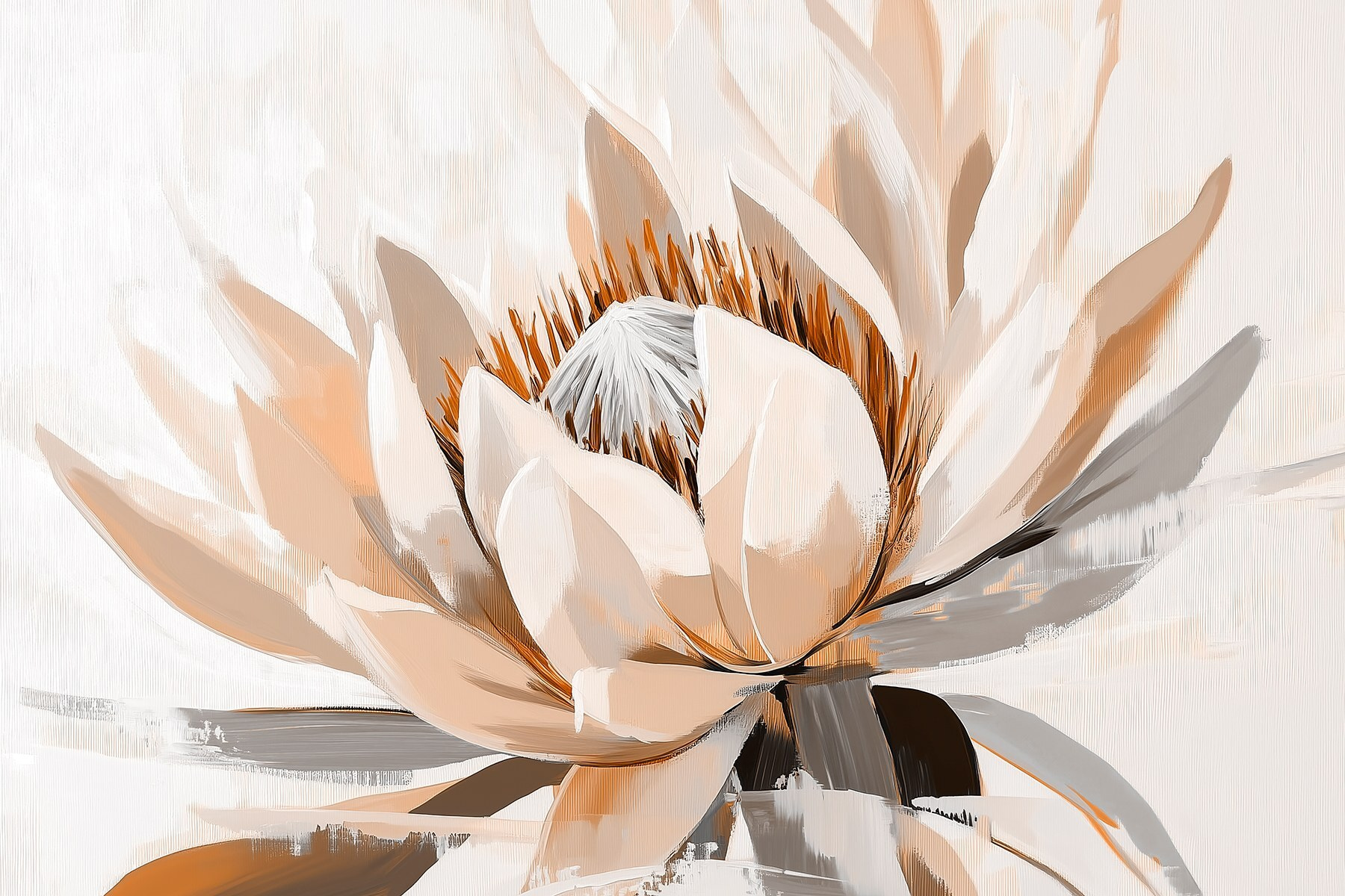 Elegant lotus in soft hues