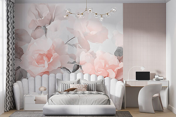 Group of pink flowers